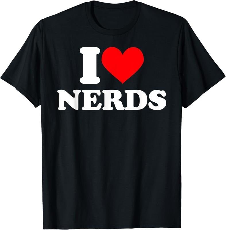 100% Cotton I love nerds tshirt I heart nerds t shirt T-Shirt Hoodie, Sweatshirt | HypeCrazeTee.com