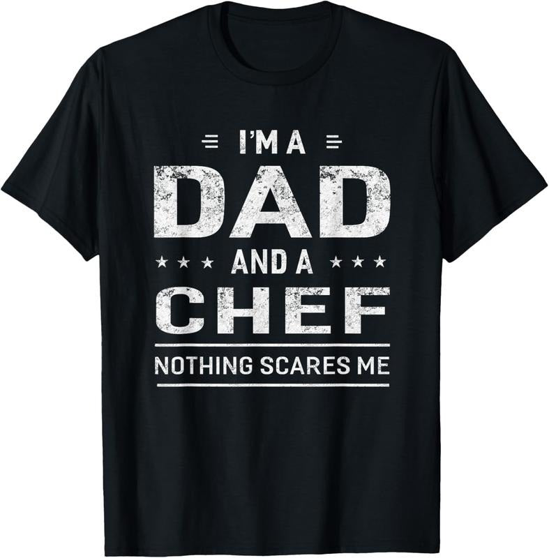 100% Cotton I'm A Dad And Chef T-shirt For Men Father Funny Gift T-Shirt Hoodie, Sweatshirt | HypeCrazeTee.com