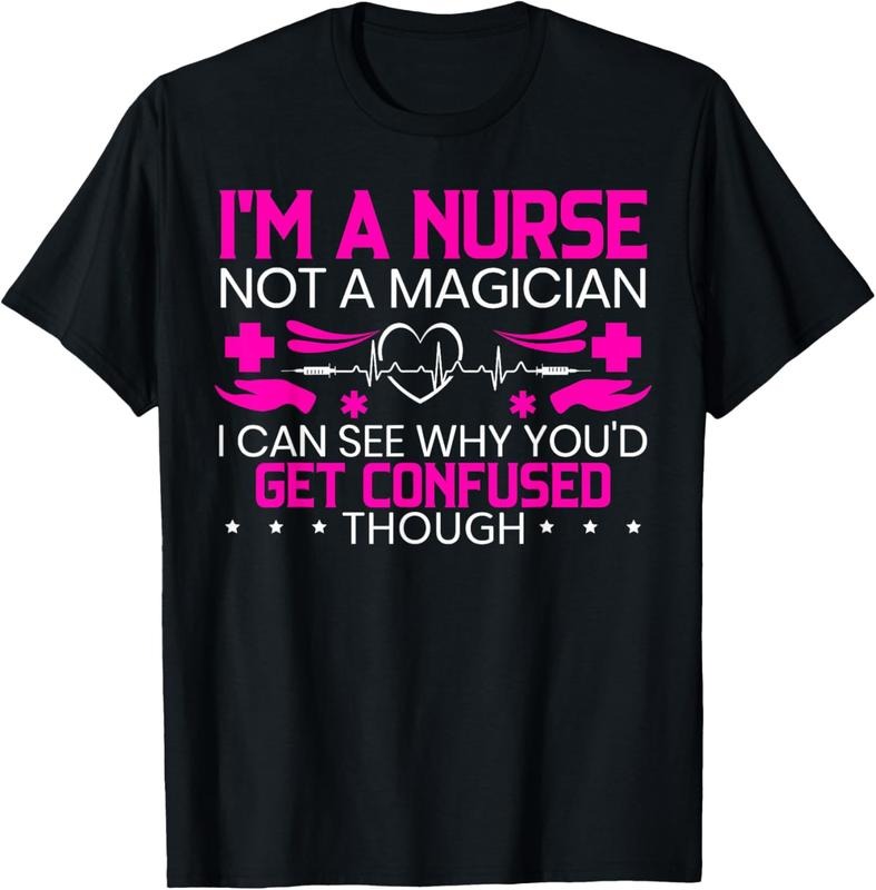 100% Cotton I'm A Nurse Not A Magician Funny Nursing Medical Hospital T-Shirt Hoodie, Sweatshirt | HypeCrazeTee.com