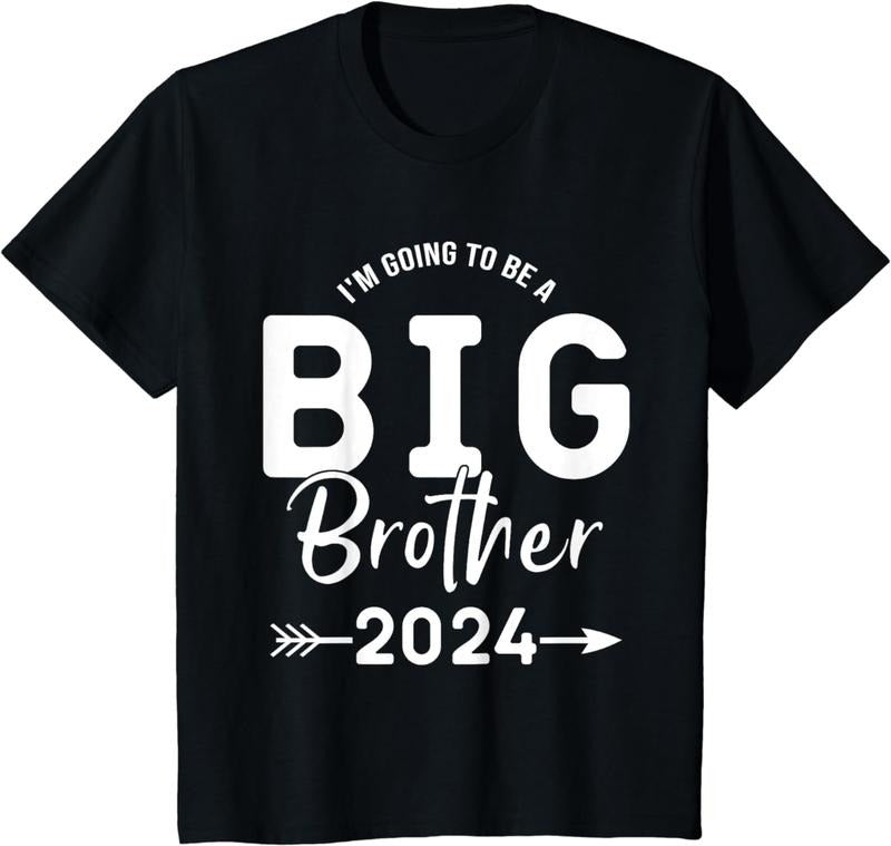 [100% Cotton]I'm Going To Be A Big Brother, Promoted To Big Brother 2024 T-Shirt Hoodie, Sweatshirt | HypeCrazeTee.com