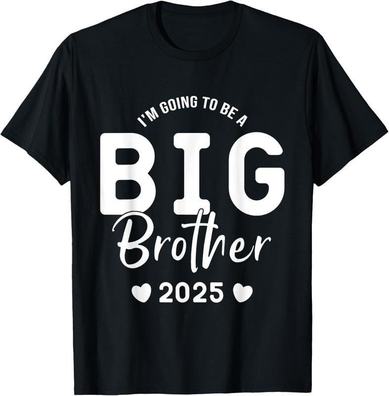 100% Cotton I'm Going To Be A Big Brother, Promoted To Big Brother 2025 T-Shirt Hoodie, Sweatshirt | HypeCrazeTee.com