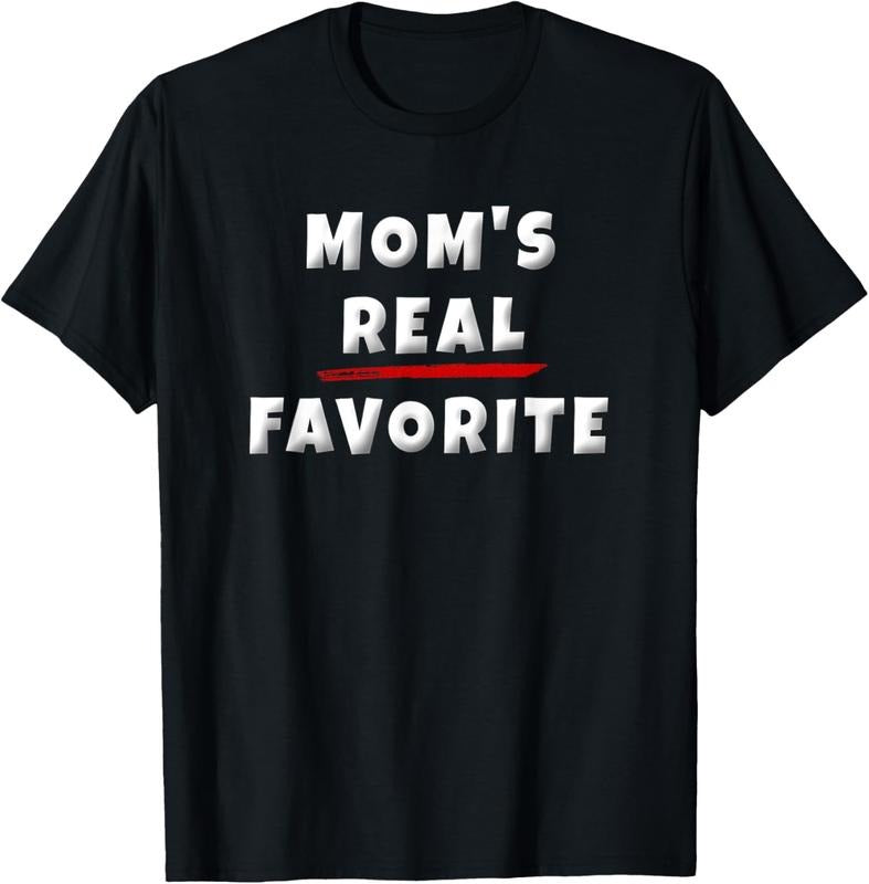 100% Cotton I'm Mom's Favorite  Funny Favorite Kid Sibling Rivalry T-Shirt Hoodie, Sweatshirt | HypeCrazeTee.com