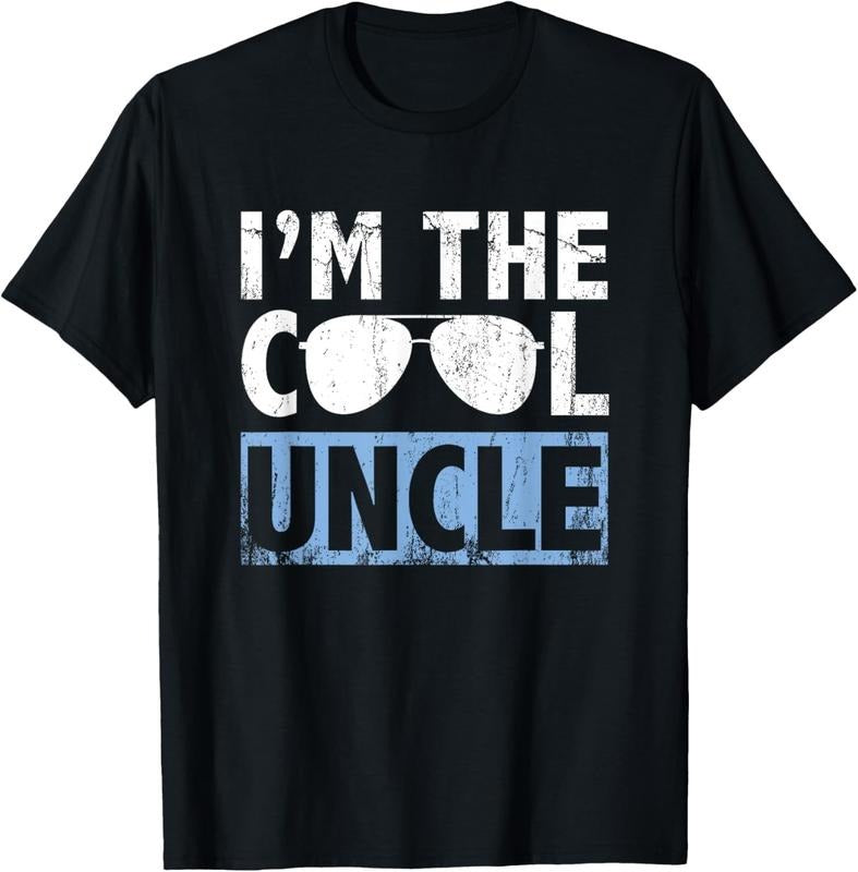 100% Cotton I'm The Cool Uncle Shirt Gifts T-Shirt Hoodie, Sweatshirt | HypeCrazeTee.com