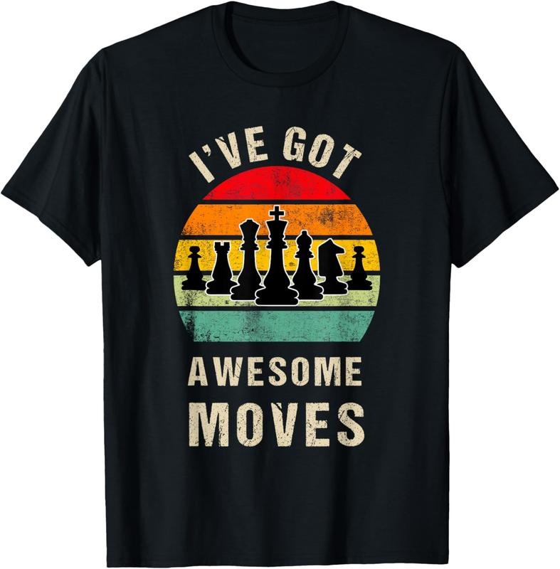 100% Cotton I've Got Awesome Moves Chess Player, Funny Chess Player T-Shirt Hoodie, Sweatshirt | HypeCrazeTee.com