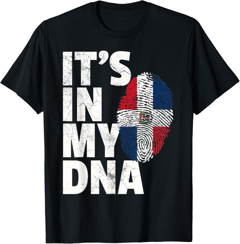 100% Cotton IT'S IN MY DNA Dominican Republic Flag Official Pride Gift T-Shirt Hoodie, Sweatshirt | HypeCrazeTee.com