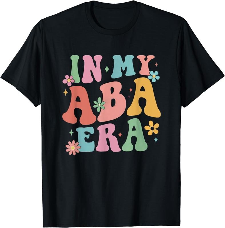 [100% Cotton]In My Aba Era Retro Applied Behavior Analyst ABA Therapist T-Shirt Hoodie, Sweatshirt | HypeCrazeTee.com