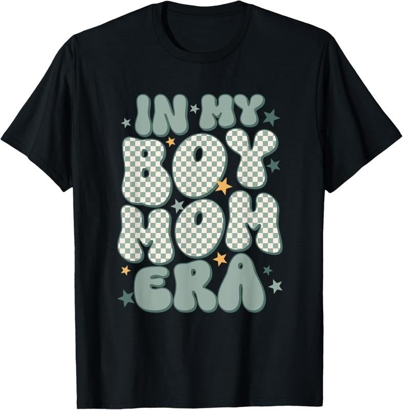 100% Cotton In My Boy Mom Era T-Shirt Hoodie, Sweatshirt | HypeCrazeTee.com