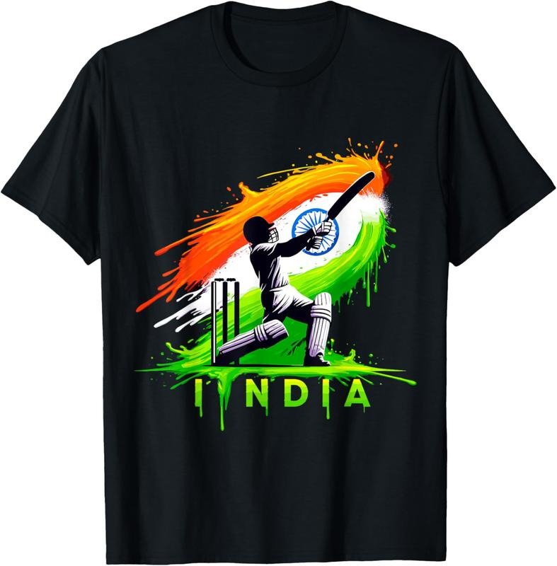 100% Cotton India Cricket Indian Cricket Fan T-Shirt Hoodie, Sweatshirt | HypeCrazeTee.com