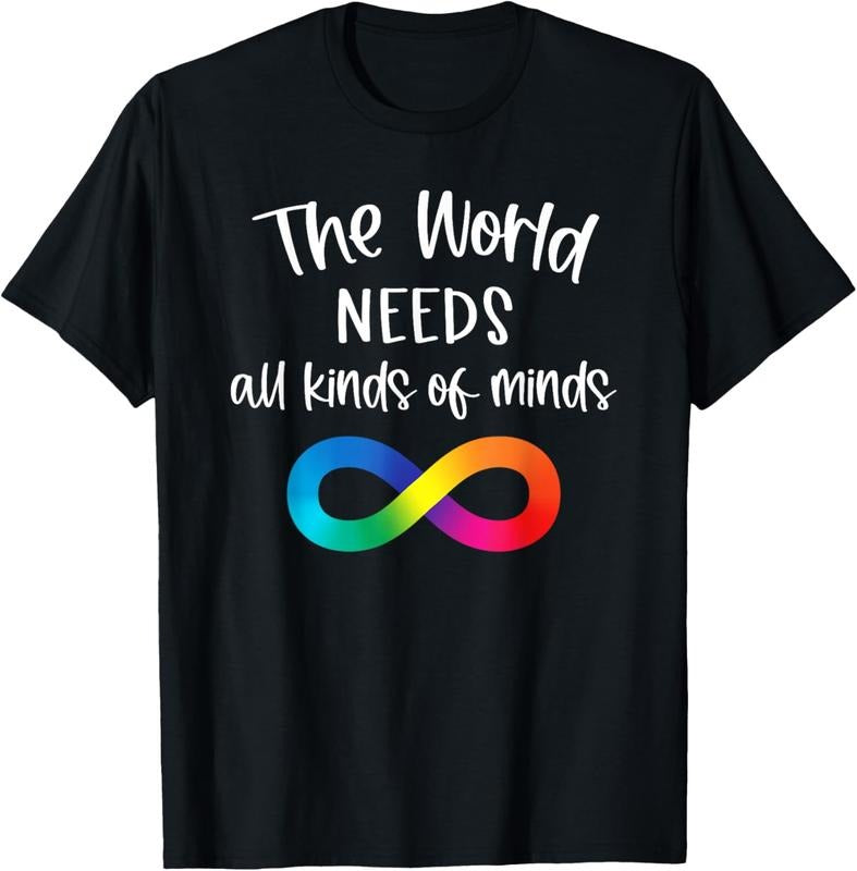100% Cotton Infinity The World Needs All Kinds Of Minds Autism Fighter T-Shirt Hoodie, Sweatshirt | HypeCrazeTee.com