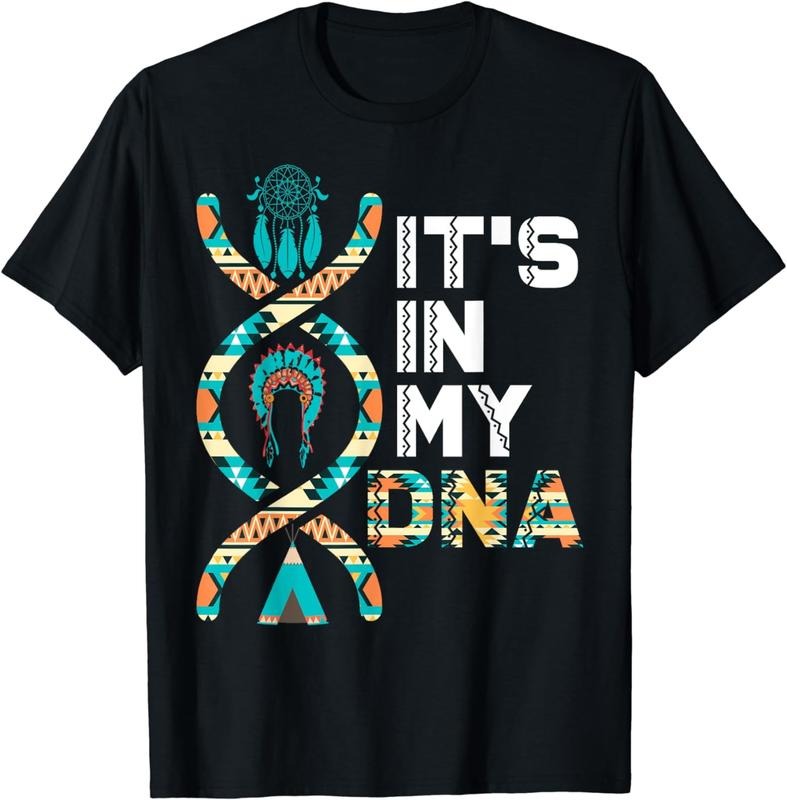 [100% Cotton]It's In My DNA Indigenous People's Day Native American Mens T-Shirt Hoodie, Sweatshirt | HypeCrazeTee.com