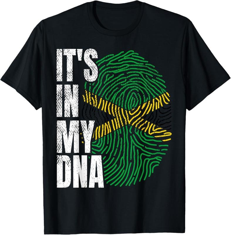 100% Cotton It's in My DNA Jamaican Flag Jamaica Boy Girl Gift T-Shirt Hoodie, Sweatshirt | HypeCrazeTee.com