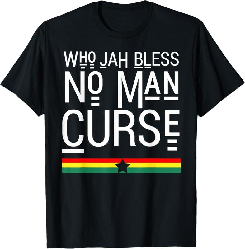100% Cotton Jah Who Bless No Curse Man Rasta Flag Reggae Roots Jamaica T-Shirt Hoodie, Sweatshirt | HypeCrazeTee.com