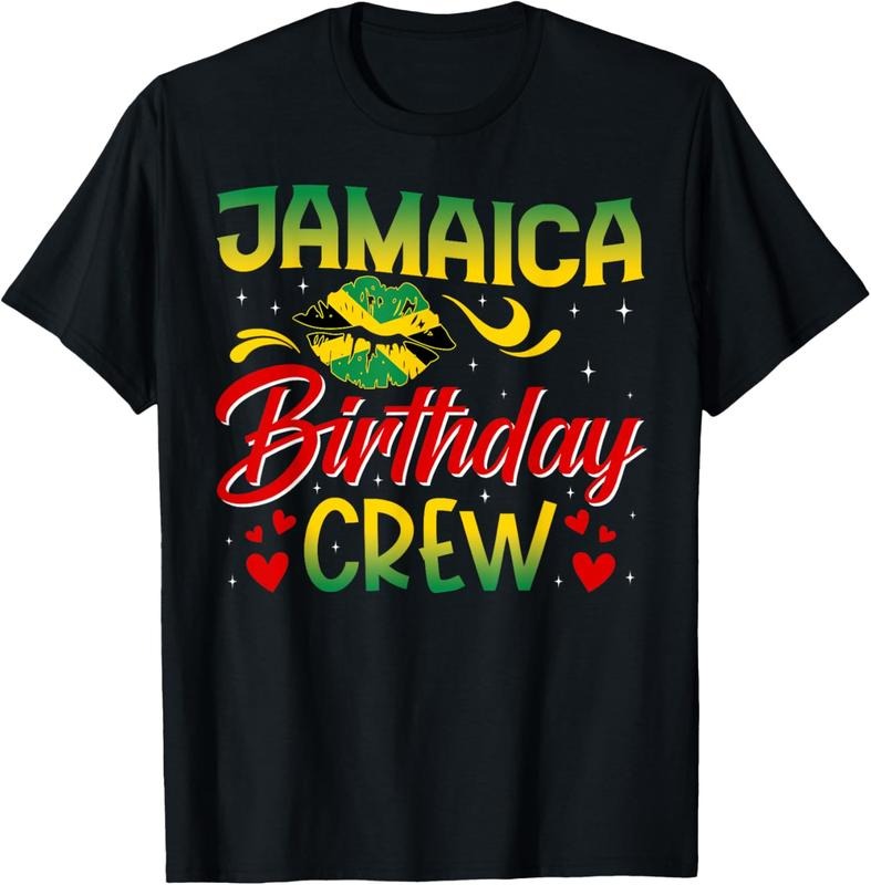 100% Cotton Jamaica Birthday Crew Girls Family Trip 2025 Birthday Squad T-Shirt Hoodie, Sweatshirt | HypeCrazeTee.com