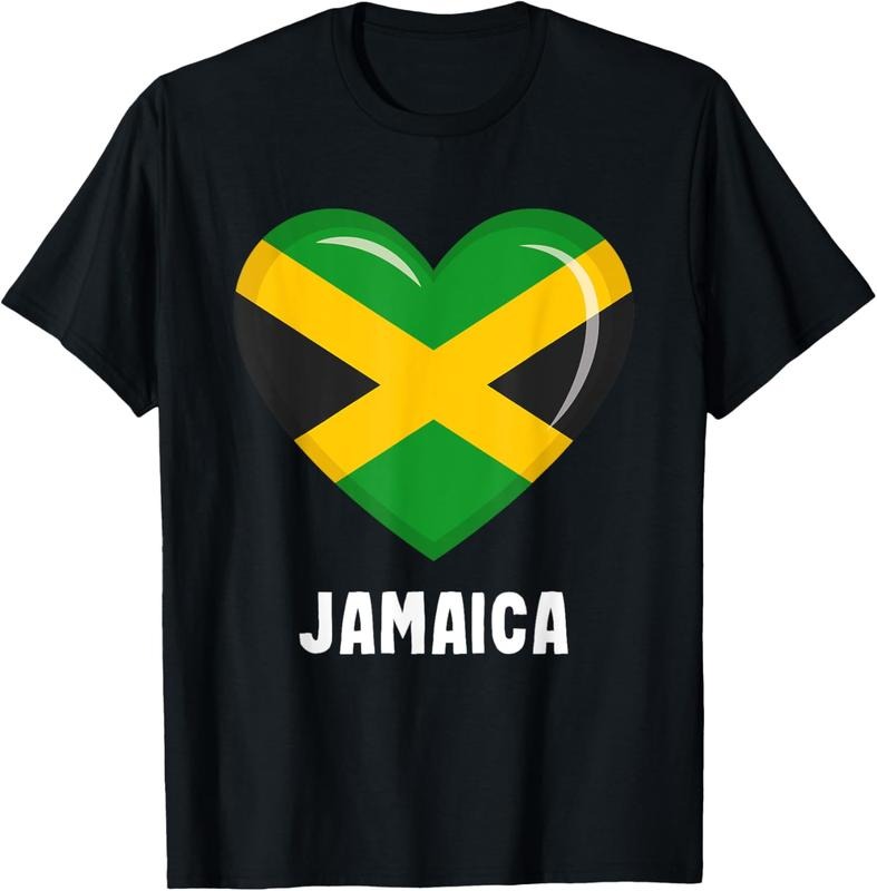 100% Cotton Jamaica Flag Jersey | Jamaican T-Shirt Hoodie, Sweatshirt | HypeCrazeTee.com