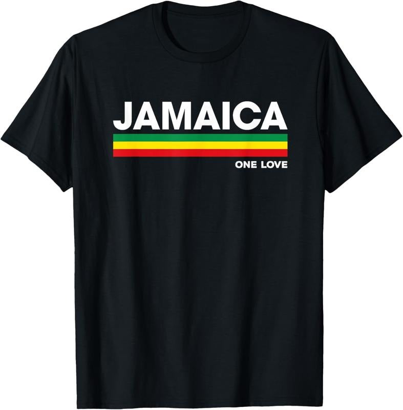 100% Cotton Jamaica Retro Reggae Color Bars Jamaican Vacation Souvenir T-Shirt Hoodie, Sweatshirt | HypeCrazeTee.com