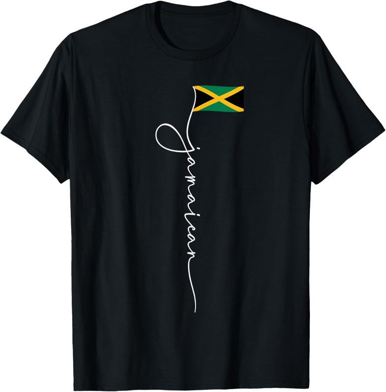 100% Cotton Jamaica Signature Jamaican Flag T-Shirt Hoodie, Sweatshirt | HypeCrazeTee.com
