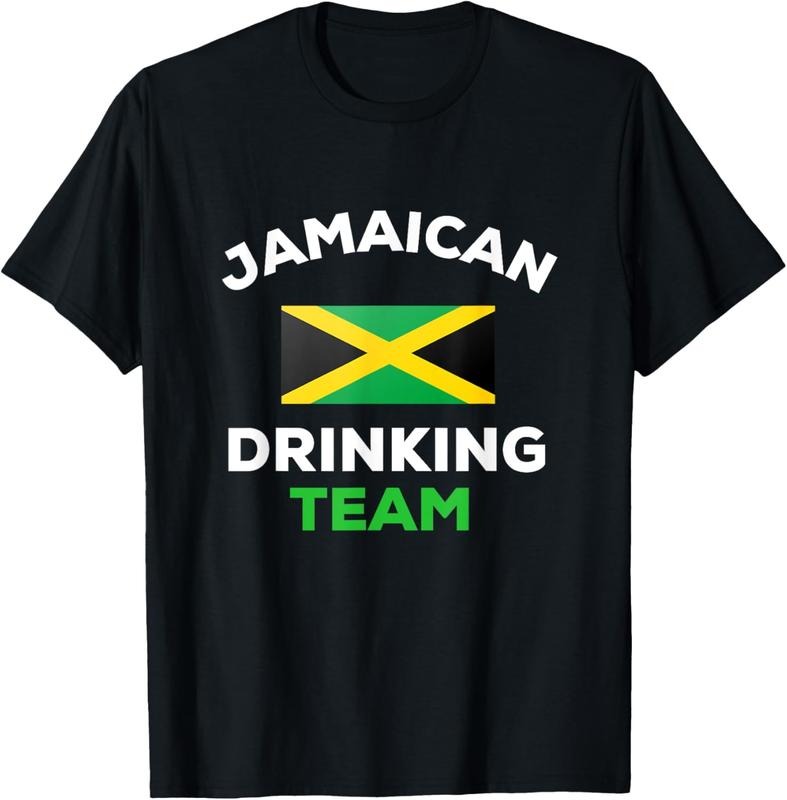 100% Cotton Jamaican Drinking Team Funny Country Jamaica Flag T-Shirt Hoodie, Sweatshirt | HypeCrazeTee.com