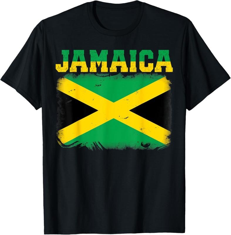 100% Cotton Jamaican Flag vintage Jamaica Souvenir Love Travel Vacation T-Shirt Hoodie, Sweatshirt | HypeCrazeTee.com