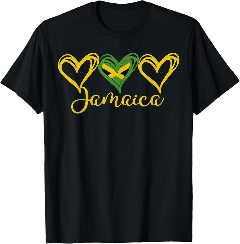 100% Cotton Jamaican Love Jamaican Flag Three Hearts Jamaica T-Shirt Hoodie, Sweatshirt | HypeCrazeTee.com