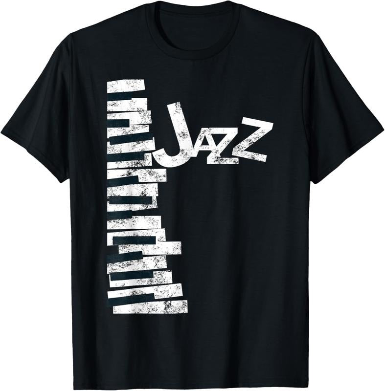 100% Cotton Jazz Music Lover - Vintage Piano Jazz T-Shirt Hoodie, Sweatshirt | HypeCrazeTee.com