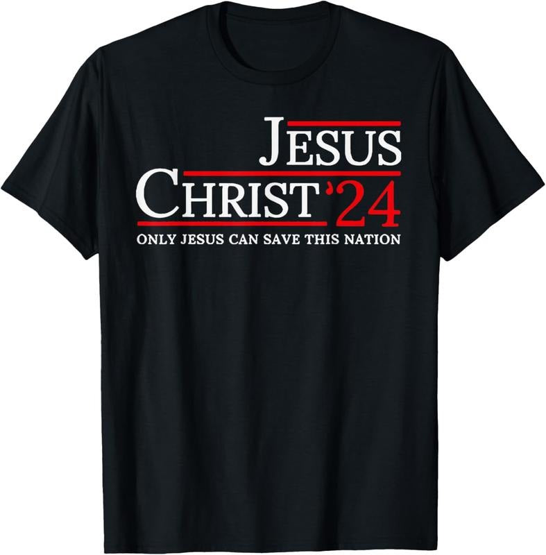 100% Cotton Jesus Christ 2024 Only Jesus Can Save This Nation T-Shirt Hoodie, Sweatshirt | HypeCrazeTee.com