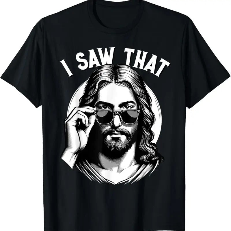 100% Cotton Jesus, I Saw That | Funny Jesus Meme Quote, Christian Jesus T-Shirt Hoodie, Sweatshirt | HypeCrazeTee.com