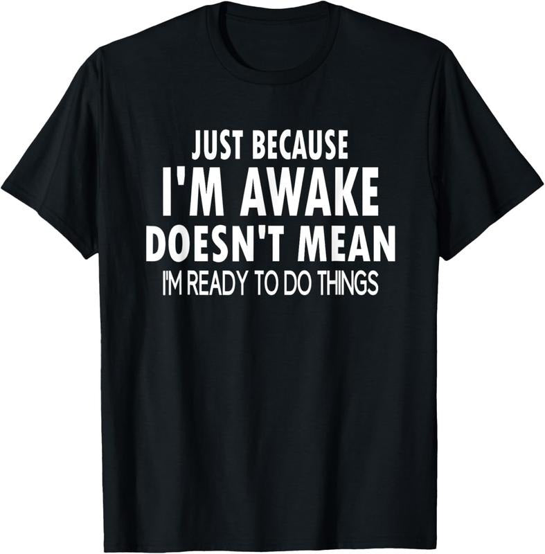 100% Cotton Just Because I'm Awake Funny for Tweens and Teens T-Shirt Hoodie, Sweatshirt | HypeCrazeTee.com