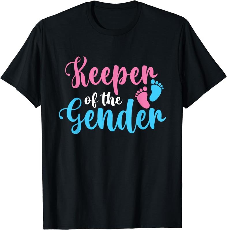 [100% Cotton]Keeper Of The Gender - Gender Reveal Party Baby Shower T-Shirt Hoodie, Sweatshirt | HypeCrazeTee.com