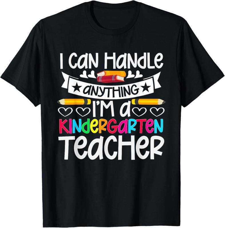 100% Cotton Kindergarten Teacher Life School Education Rainbow  T-Shirt Hoodie, Sweatshirt | HypeCrazeTee.com