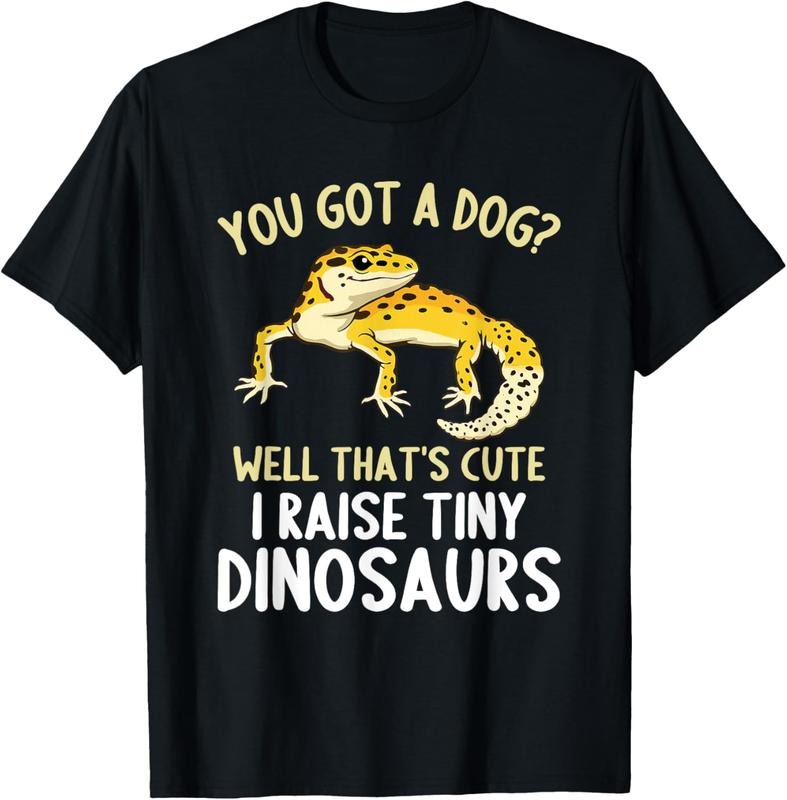 100% Cotton Leopard Gecko Funny I Raise Tiny Dinosaurs Leopard Gecko T-Shirt Hoodie, Sweatshirt | HypeCrazeTee.com
