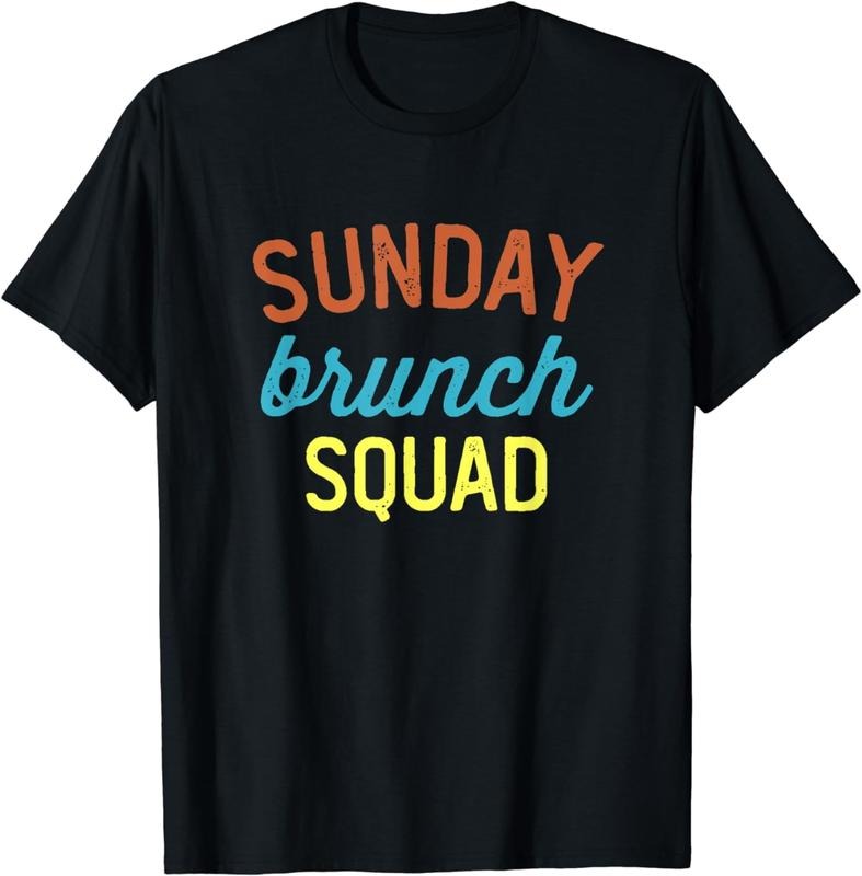 [100% Cotton]Let's Brunch with the Sunday Brunch Squad Together T-Shirt Hoodie, Sweatshirt | HypeCrazeTee.com