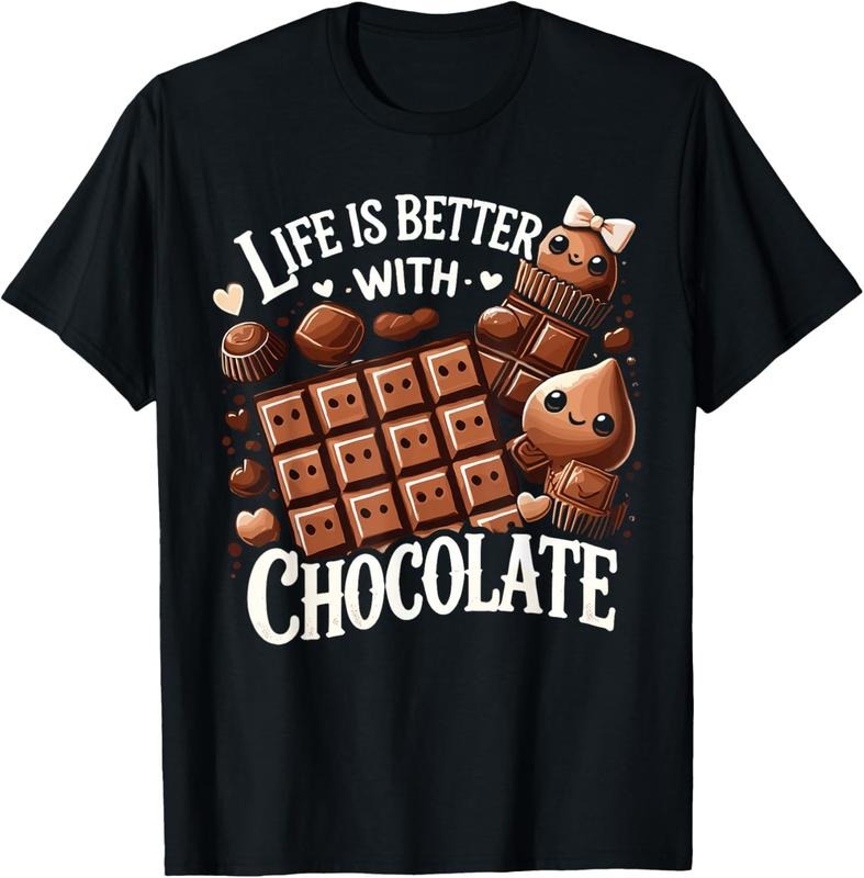 100% Cotton Life Is Better With Chocolate Chocolate Milk T-Shirt Hoodie, Sweatshirt | HypeCrazeTee.com