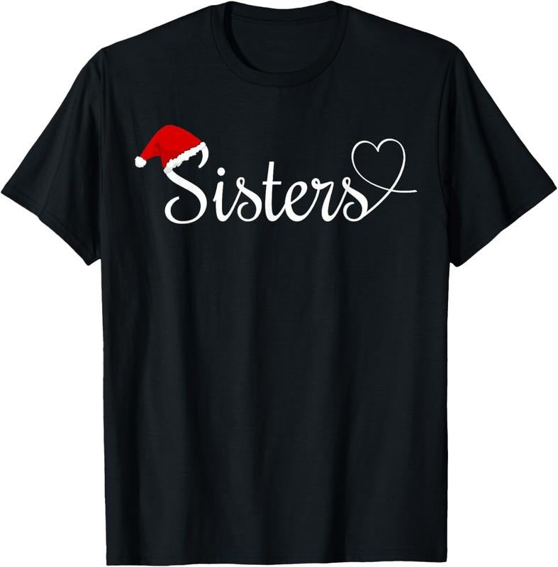 100% Cotton Love My Sister Cute Christmas Sisters T-Shirt Hoodie, Sweatshirt | HypeCrazeTee.com