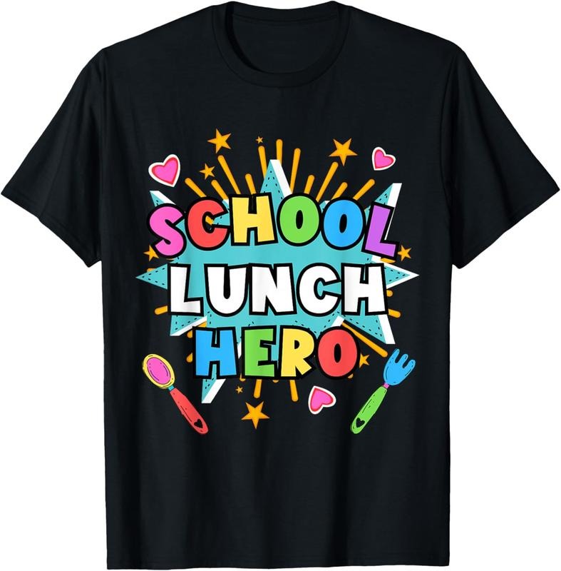 100% Cotton Lunch Hero Squad Tee a Food Service worker School lunch hero T-Shirt Hoodie, Sweatshirt | HypeCrazeTee.com