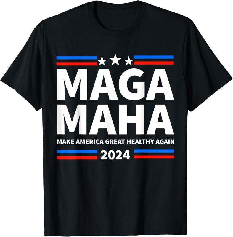 100% Cotton MAHA MAGA Make America Healthy Great Again Trump Kennedy T-Shirt Hoodie, Sweatshirt | HypeCrazeTee.com