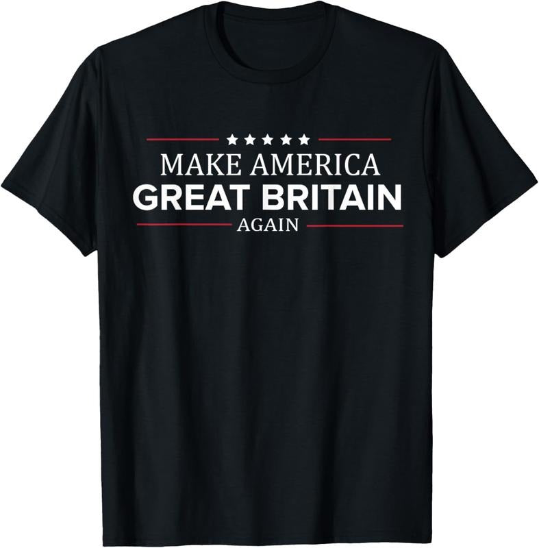 100% Cotton Make America Great Britain Again Shirt Funny British T Shirt Hoodie, Sweatshirt | HypeCrazeTee.com