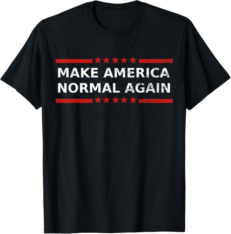 100% Cotton Make America Normal Again T-Shirt Hoodie, Sweatshirt | HypeCrazeTee.com