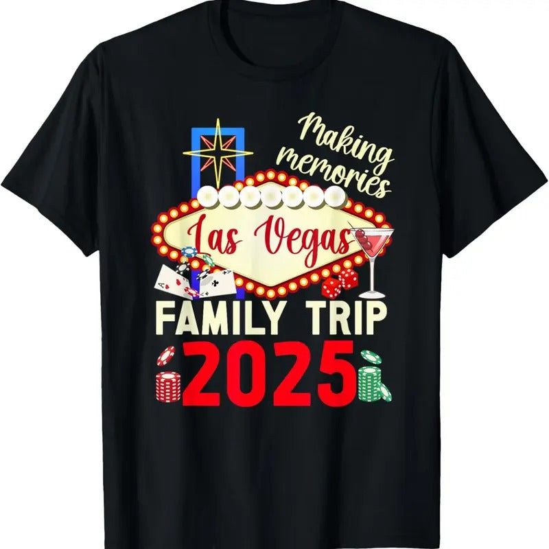 100% Cotton Making Memories Las Vegas Family Trip 2025 Las Vegas Travel T-Shirts, Hoodie, Sweatshirt