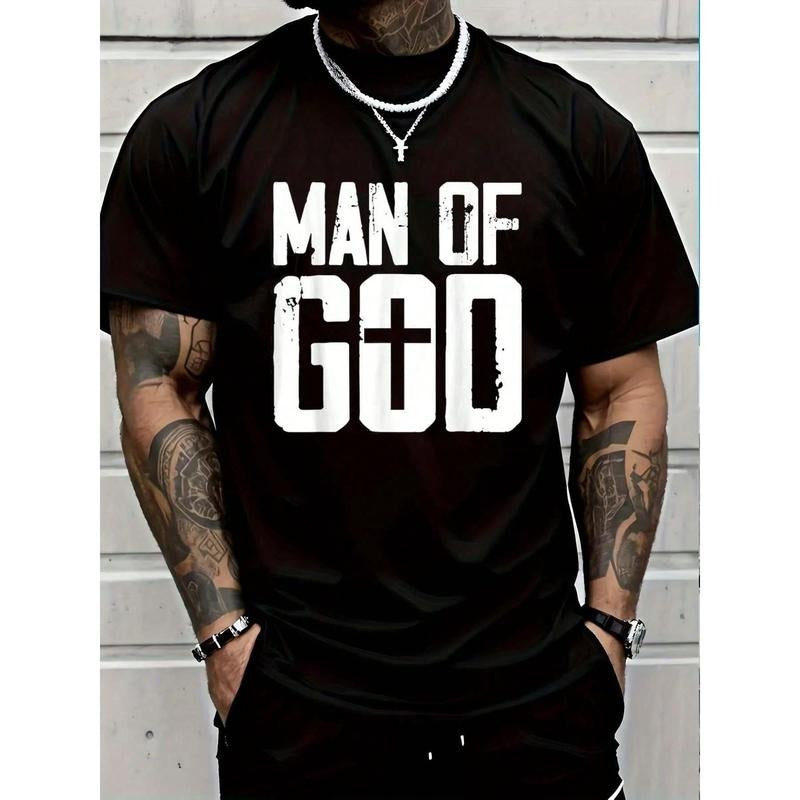 100% Cotton Man Of God I Jesus T-Shirt Women's Men Graphic Tee Hoodie, Sweatshirt | HypeCrazeTee.com