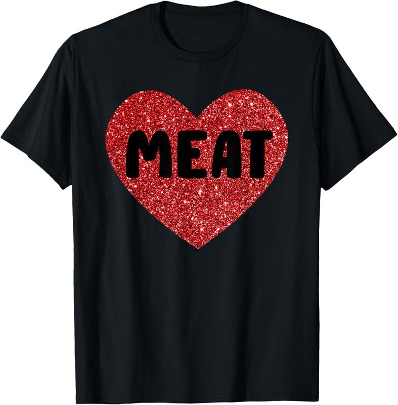 100% Cotton Meat I Love Meat Funny Food T-Shirt Hoodie, Sweatshirt | HypeCrazeTee.com