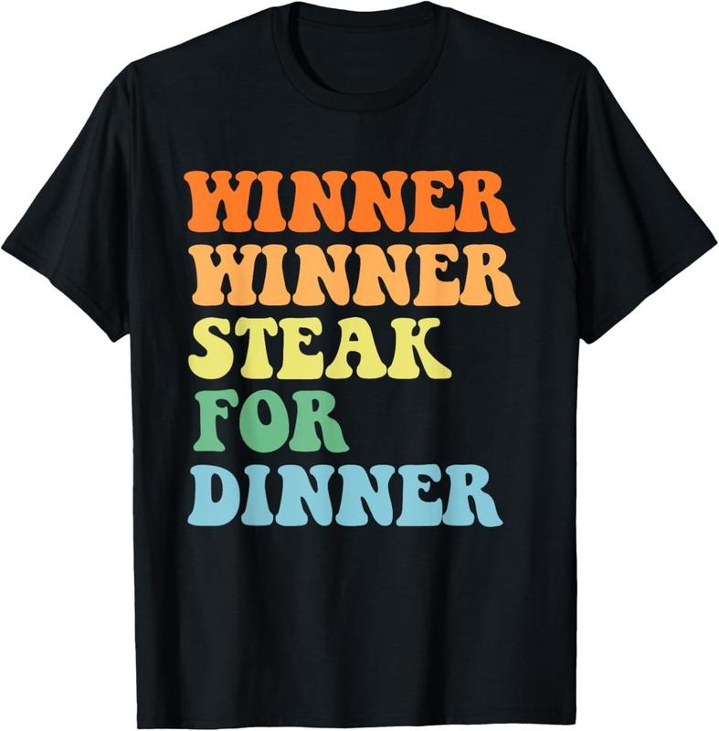 100% Cotton Meat Raffle Drawing Winner Winner Steak For Dinner T-Shirt Hoodie, Sweatshirt | HypeCrazeTee.com