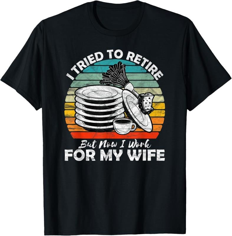 100% Cotton Mens Best Retirement Gifts Men 2020 I Tried To Retire 70s Retro T-Shirt Hoodie, Sweatshirt | HypeCrazeTee.com