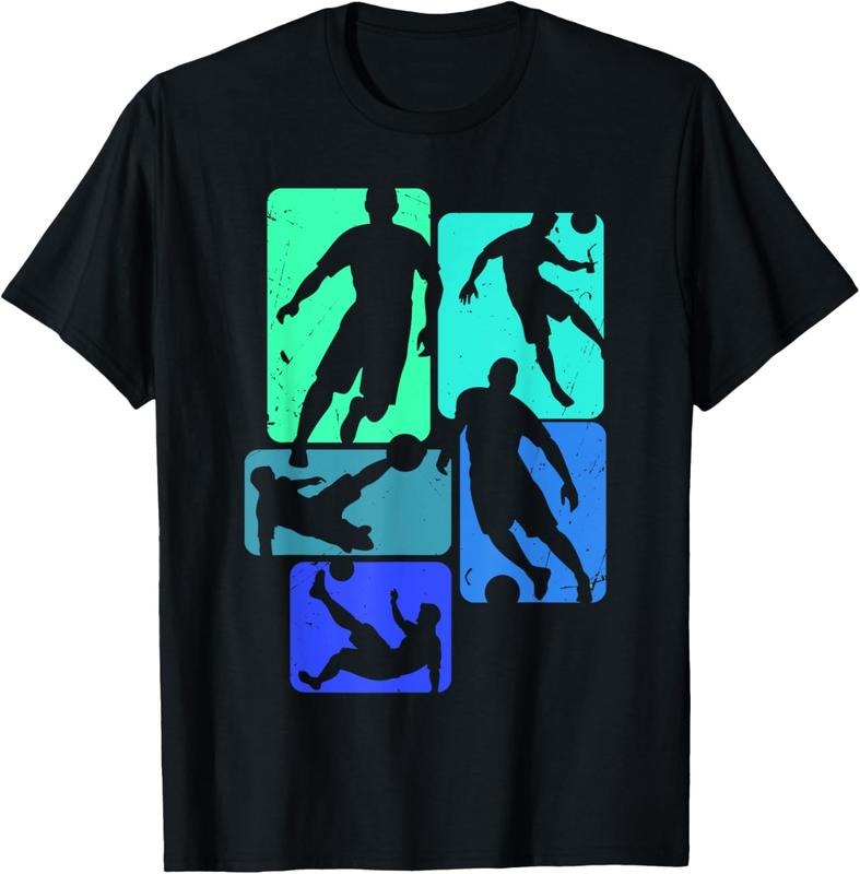 100% Cotton Mens Soccer Tshirt for Soccer Player | Retro Boys Soccer T-Shirt Hoodie, Sweatshirt | HypeCrazeTee.com