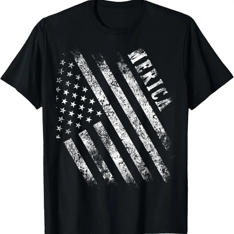 100% Cotton Merica Patriot American Flag USA 4th Of July Gifts Shirt T-Shirt Hoodie, Sweatshirt | HypeCrazeTee.com