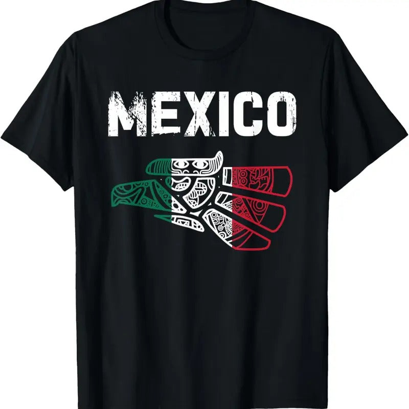 100% Cotton Mexico Vintage Mexican Flag Pride Hecho en Mexico Jersey T-Shirt Hoodie, Sweatshirt | HypeCrazeTee.com