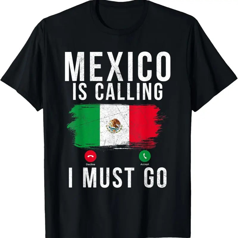 100% Cotton Mexico is calling i must go Vacation funny Mexican T-Shirt Hoodie, Sweatshirt | HypeCrazeTee.com