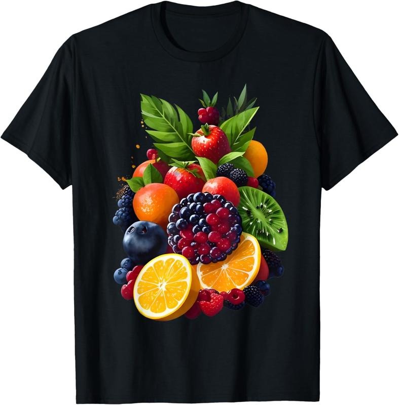 [100% Cotton]Mix Fruit Orange grapes kiwi strawberry Blueberry T-Shirt Hoodie, Sweatshirt | HypeCrazeTee.com