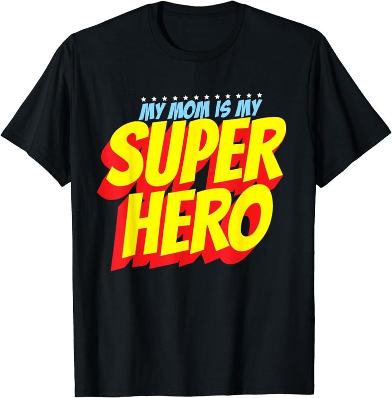 [100% Cotton]Mom Is My Superhero Mother's Day Women's Mom Hero T-Shirt Hoodie, Sweatshirt | HypeCrazeTee.com