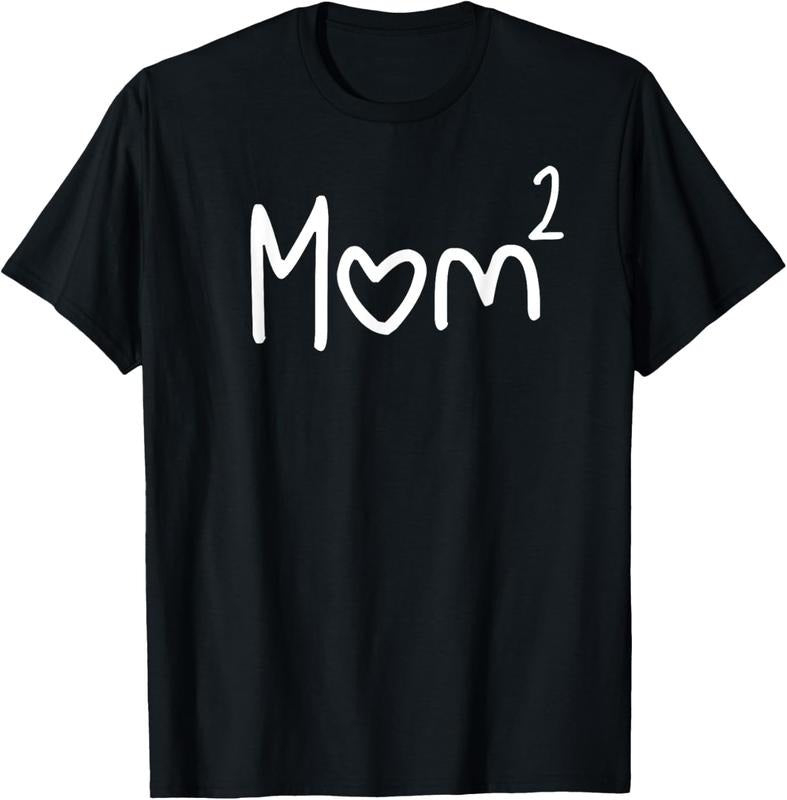 100% Cotton Mom Of Two Kid Mother Day Shirt Mom 2 Squared Mommy Shirt T-Shirt Hoodie, Sweatshirt | HypeCrazeTee.com