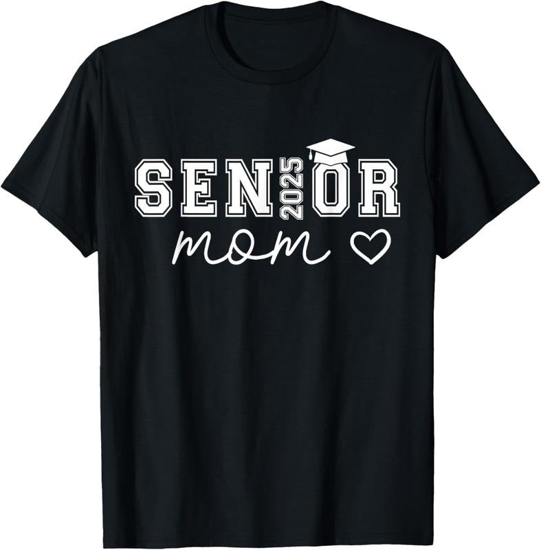 100% Cotton Mom Senior 2025 Proud Mom Of A Class Of 2025 Graduate T-Shirtstyle{n002}4 T-Shirts, Hoodie, Sweatshirt